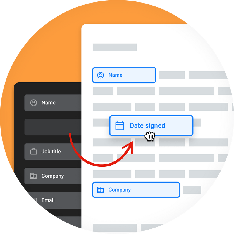 Illustration of using eSignatures with Enable Us